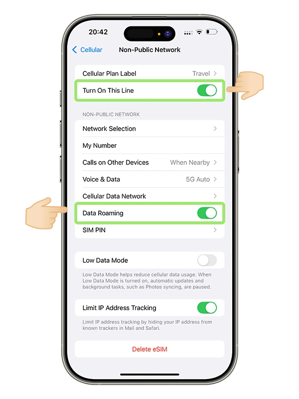 network iphone